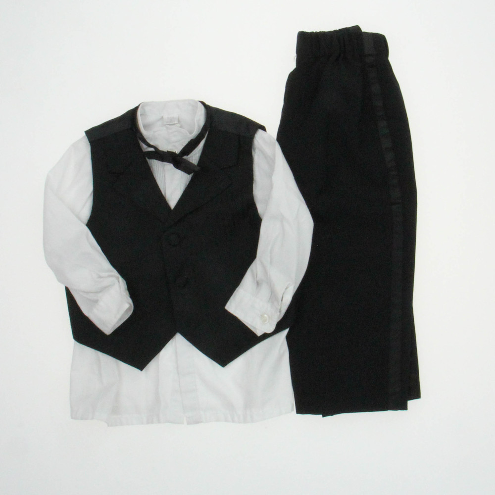 Calla Boys Black | White Special Occasion Outfit size: 12-18 Months